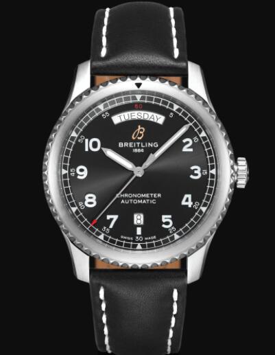 Breitling Aviator 8 Automatic Day & Date 41 Stainless Steel - Black Replica Watch A45330101B1X1 Breitling Aviator 8 Automatic Day & Date 41 Stainless Steel - Black Replica Watch A45330101B1X1