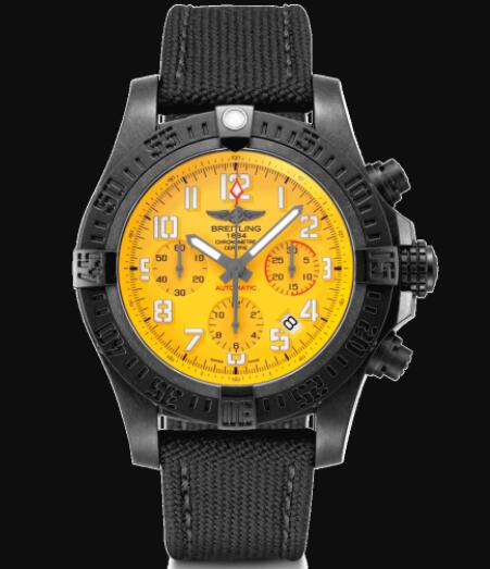 Replica Breitling Avenger Hurricane 12h 45 Breitlight Yellow Watch XB0180E41I1W1