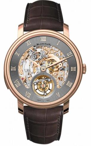 Blancpain Le Brassus Carrousel Repetition Minutes Red Gold Replica Watch 0233-3634-55B