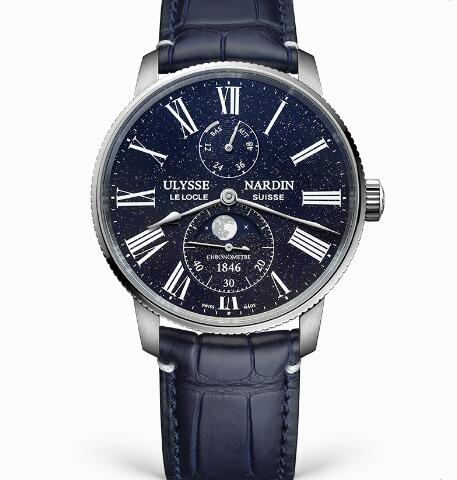 Replica Ulysse Nardin Watch Marine Torpilleur Moonphase Aventurine 42mm 1193-310LE-3A-AVE/1A