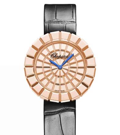 Chopard Ice Cube Replica Watch ICE CUBE 36 MM QUARTZ ROSE GOLD 124015-5001