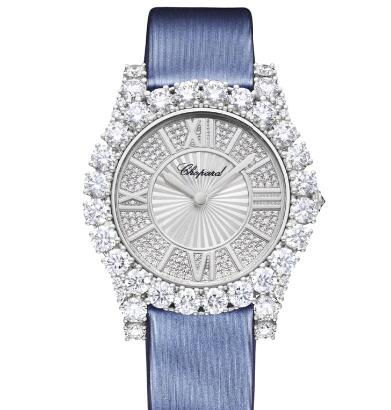 Chopard Replica Watch L’HEURE DU DIAMANT ROUND MEDIUM MEDIUM AUTOMATIC WHITE GOLD DIAMONDS 139419-1401