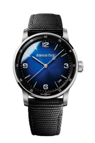 Audemars Piguet CODE 11.59 Automatic White Gold Blue Gradient Replica Watch 15210BC.OO.A002KB.01