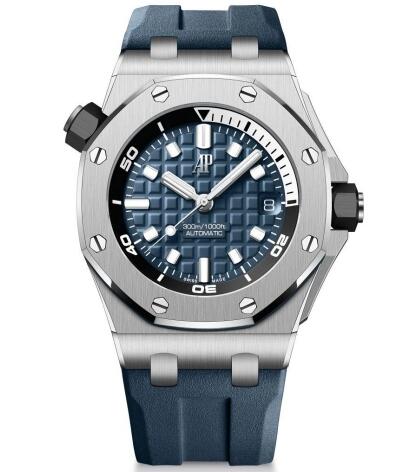 Audemars Piguet Royal Oak Offshore Diver Stainless Steel Blue Replica Watch 15720ST.OO.A027CA.01