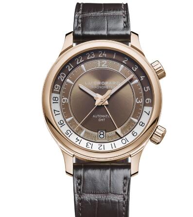 Chopard L.U.C Watch Replica Review L.U.C GMT ONE 42 MM AUTOMATIC ROSE GOLD 161943-5001