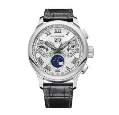 Chopard L.U.C Watch Replica Review L.U.C PERPETUAL CHRONO 45 MM MANUAL CERTIFIED FAIRMINED ETHICAL WHITE GOLD 161973-1002