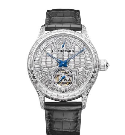 Chopard L.U.C Watch Replica Review L.U.C QUATTRO TOURBILLON 43 MM MANUAL WHITE GOLD DIAMONDS 171933-1001