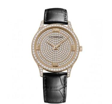 Chopard L.U.C Watch Replica Review L.U.C XPS 40 MM AUTOMATIC ROSE GOLD DIAMONDS 171966-5003