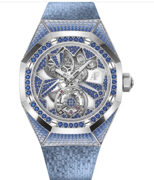 Replica Audemars Piguet Royal Oak Concept Flying Tourbillon White Gold Sapphire Watch 26227BC.SS.D314CR.01