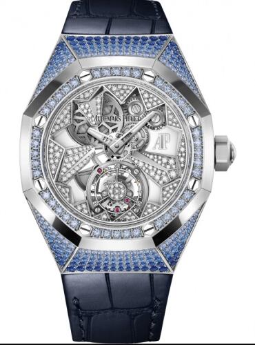 Replica Audemars Piguet Royal Oak Concept Flying Tourbillon White Gold Sapphire Diamond Watch 26227BC.SS.D326CR.01