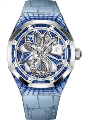 Replica Audemars Piguet Royal Oak Concept Flying Tourbillon White Gold Baguette Sapphire Watch 26228BC.SS.D314CR.01 Replica Audemars Piguet Royal Oak Concept Flying Tourbillon White Gold Baguette Sapphire Watch 26228BC.SS.D314CR.01