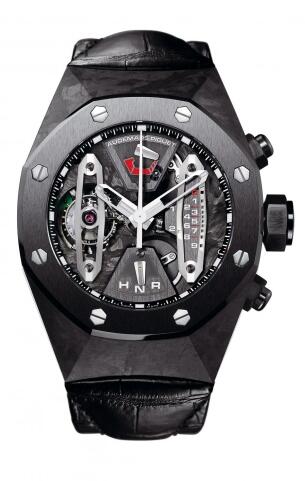 Audemars Piguet Royal Oak Concept 26265 Carbon Tourbillon Chronograph Replica Watch 26265FO.OO.D002.CR.01