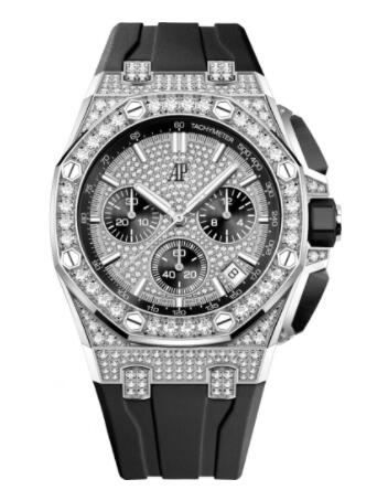 2022 Audemars Piguet Royal Oak Offshore 43 White Gold - Diamond Diamond Replica Watch 26423BC.ZZ.D002CA.01