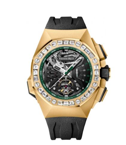 Audemars Piguet Royal Oak Concept Supersonnerie Yellow Gold The Hour Glass Watch Replica 26593BA.ZZ.D002CA.01