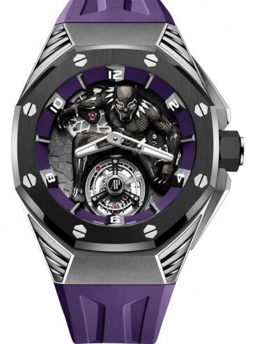 Audemars Piguet Royal Oak Concept Black Panther Flying Tourbillon Replica Watch 26620IO.OO.D077CA.01