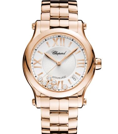 Chopard Happy Sport Watch Cheap Price 36 MM AUTOMATIC ROSE GOLD DIAMONDS 274808-5002