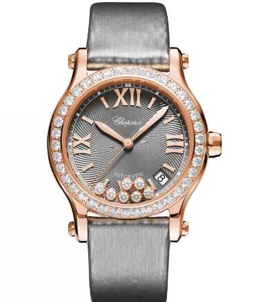 Chopard Happy Sport Watch Cheap Price 36 MM AUTOMATIC ROSE GOLD DIAMONDS 274808-5014