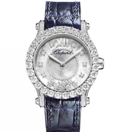 Chopard Happy Sport Joaillerie Watch Cheap Price 36 MM AUTOMATIC WHITE GOLD DIAMONDS 274809-1001