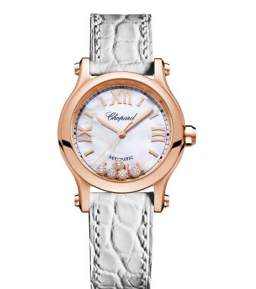 Chopard Happy Sport Watch Cheap Price 30 MM AUTOMATIC ROSE GOLD DIAMONDS 274893-5009