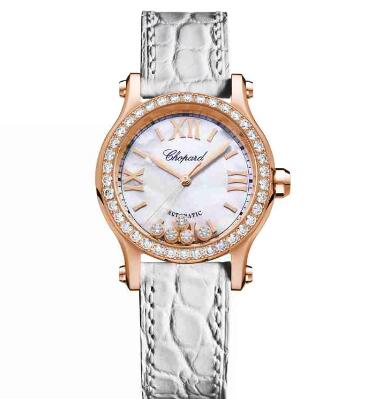 Chopard Happy Sport Watch Cheap Price 30 MM AUTOMATIC ROSE GOLD DIAMONDS 274893-5010