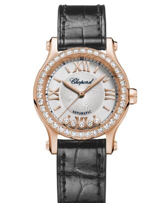 Chopard Happy Sport Watch Cheap Price 30 MM AUTOMATIC ROSE GOLD DIAMONDS 274893-5012