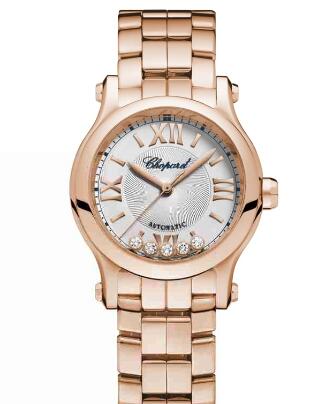 Chopard Happy Sport Watch Cheap Price 30 MM AUTOMATIC ROSE GOLD DIAMONDS 274893-5013