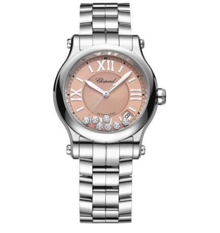 Replica Chopard Happy Sport Watch 36 MM AUTOMATIC STAINLESS STEEL DIAMONDS 278559-3025