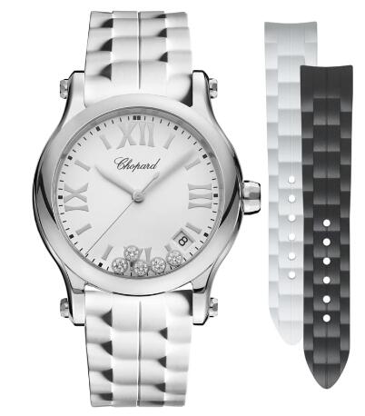 Chopard Happy Sport Watch Cheap Price 36 MM QUARTZ STAINLESS STEEL DIAMONDS 278582-3001