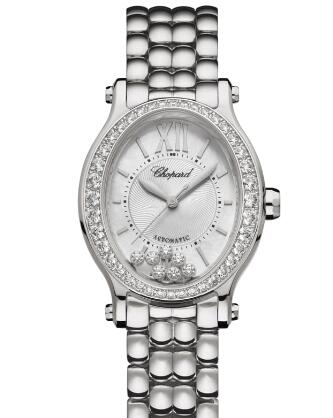 Chopard Happy Sport Oval Watch Cheap Price 31 X 29 MM AUTOMATIC STAINLESS STEEL DIAMONDS 278602-3004