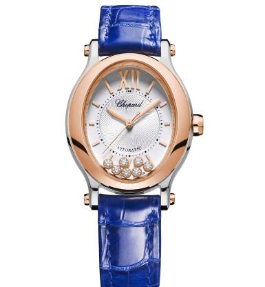 Chopard Happy Sport Oval Watch Cheap Price 31 X 29 MM AUTOMATIC GOLD ROSE STAINLESS STEEL DIAMONDS 278602-6001