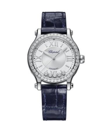 Chopard Happy Sport Watch Replica 33 MM AUTOMATIC STAINLESS STEEL DIAMONDS 278608-3003