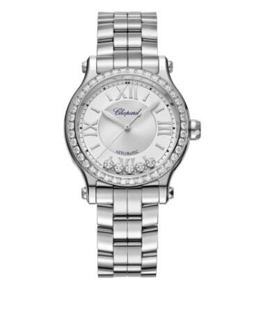 Chopard Happy Sport Watch Replica 33 MM AUTOMATIC STAINLESS STEEL DIAMONDS 278608-3004