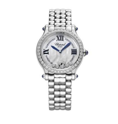 Chopard Happy Sport Watch Replica HAPPY SPORT THE FIRST 33 MM AUTOMATIC STAINLESS STEEL DIAMONDS 278610-3002