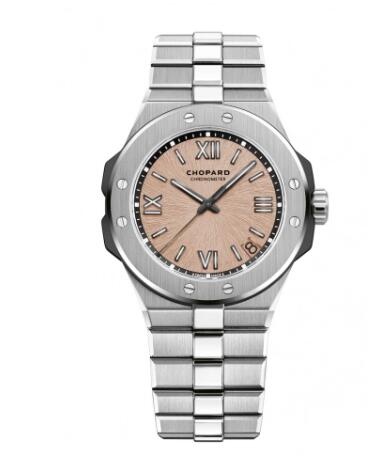 Chopard 298600-3015 Alpine Eagle 41 Stainless Steel Titanium Salmon Indonesia Replica Watch
