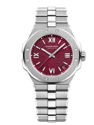 Chopard 298600-3018 Alpine Eagle 41 Stainless Steel Titanium Salmon Indonesia Replica Watch