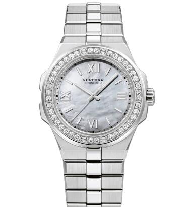 Chopard Alpine Eagle Replica Watch ALPINE EAGLE SMALL 36 MM AUTOMATIC CHOPARD LUCENT STEEL A223 DIAMONDS 298601-3002