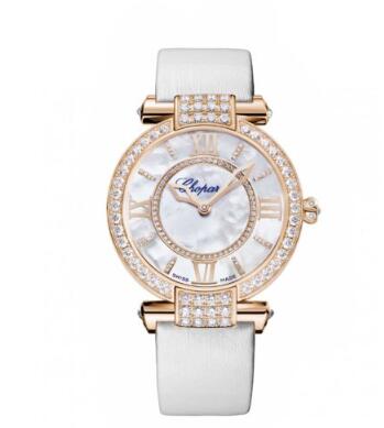 Chopard Imperiale Watches for sale Review Replica 36 MM AUTOMATIC ROSE GOLD DIAMONDS 384242-5005