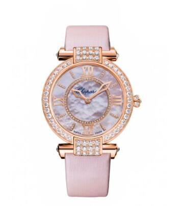 Chopard Imperiale Watches for sale Review Replica 36 MM AUTOMATIC ROSE GOLD DIAMONDS 384242-5006