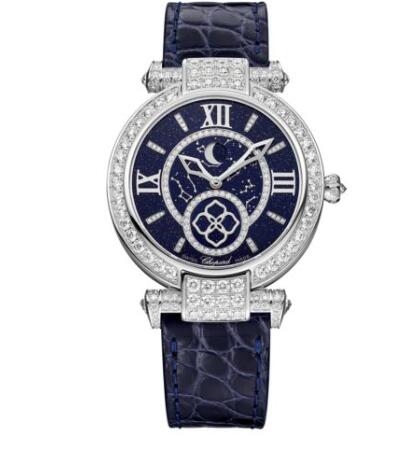 Replica Chopard Imperiale Watch IMPERIALE MOONPHASE 36 MM AUTOMATIC WHITE GOLD DIAMONDS 384246-1002