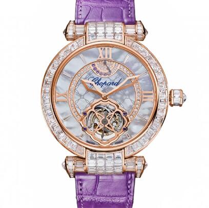 Chopard Imperiale Tourbillon Watches for sale Review Replica 42 MM MANUAL ROSE GOLD DIAMONDS 384250-5005 Chopard Imperiale Tourbillon Watches for sale Review Replica 42 MM MANUAL ROSE GOLD DIAMONDS 384250-5005