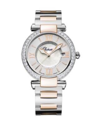 Chopard Imperiale Watches for sale Review Replica 36 MM QUARTZ ROSE GOLD STAINLESS STEEL DIAMONDS 388532-6004