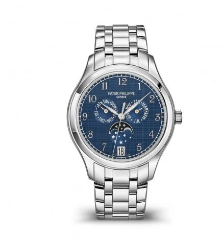 Patek Philippe Annual Calendar 4947 Stainless Steel Blue 4947/1A-001 Replica Watch