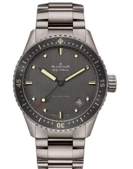 Blancpain Fifty Fathoms Bathyscaphe Titanium Replica Watch 5000-1210-98S