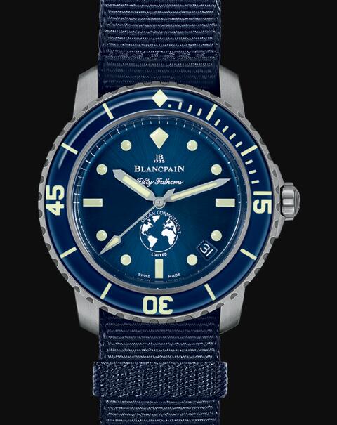 Blancpain Fifty Fathoms Watch Review Fifty Fathoms Ocean Commitment III Replica Watch 5008 11B40 NAOA