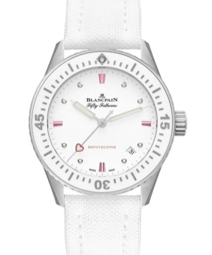 Blancpain Fifty Fathoms Bathyscaphe Valentine’s Day replica watch 5100A-1127-W52A