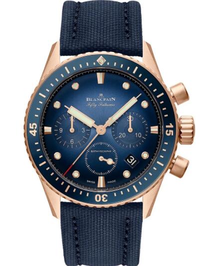 Blancpain Fifty Fathoms Bathyscaphe Chronographe Flyback Replica Watch 5200-3640-O52