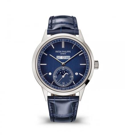 Patek Philippe Perpetual Calender 5236 Platinum Blue 5236P-001 Replica Watch