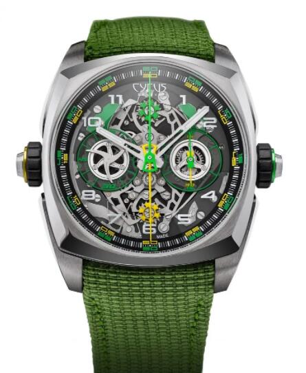 Cyrus Klepcys DICE Lime Titanium Replica Watch 539.508.TT.B