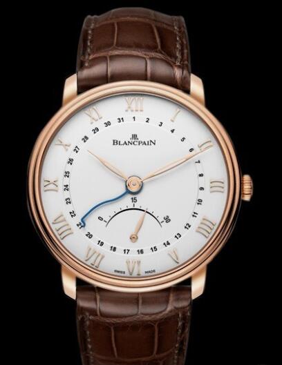 Replica Blancpain Villeret Ultraplate Petite Seconde Rétrograde Watch 6653Q 3642 55B Red Gold - Alligator Bracelet