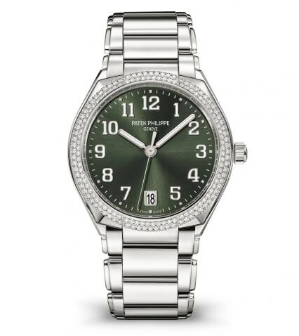 Patek Philippe Twenty~4 Automatic Steel & Olive Green Dial 7300/1200A-011 Replica Watch